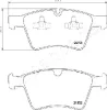 Превью - PA-0531AF JAPANPARTS Комплект тормозных колодок, дисковый тормоз (фото 2)