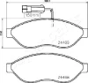 Превью - PA-0655AF JAPANPARTS Комплект тормозных колодок, дисковый тормоз (фото 2)