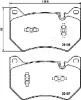 PA-0963AF JAPANPARTS Комплект тормозных колодок, дисковый тормоз