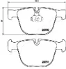 Превью - PP-0109AF JAPANPARTS Комплект тормозных колодок, дисковый тормоз (фото 2)