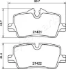 PP-0122AF JAPANPARTS Комплект тормозных колодок, дисковый тормоз