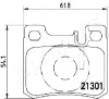 Превью - PP-0510AF JAPANPARTS Комплект тормозных колодок, дисковый тормоз (фото 2)