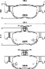 PP-320AF JAPANPARTS Комплект тормозных колодок, дисковый тормоз