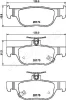 Превью - PP-320AF JAPANPARTS Комплект тормозных колодок, дисковый тормоз (фото 2)