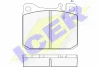 151149 ICER Комплект тормозных колодок, дисковый тормоз