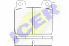 180011 ICER Комплект тормозных колодок, дисковый тормоз
