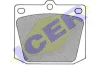180096 ICER Комплект тормозных колодок, дисковый тормоз