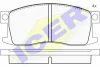 180319 ICER Комплект тормозных колодок, дисковый тормоз