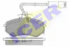 180450 ICER Комплект тормозных колодок, дисковый тормоз