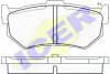 180607 ICER Комплект тормозных колодок, дисковый тормоз