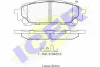 181737 ICER Комплект тормозных колодок, дисковый тормоз