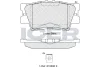 181761-203 ICER Комплект тормозных колодок, дисковый тормоз