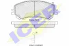 182181 ICER Комплект тормозных колодок, дисковый тормоз