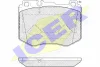 182195-200 ICER Комплект тормозных колодок, дисковый тормоз