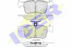 182198 ICER Комплект тормозных колодок, дисковый тормоз