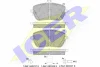 182337 ICER Комплект тормозных колодок, дисковый тормоз