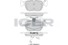 182408 ICER Комплект тормозных колодок, дисковый тормоз