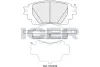 182424 ICER Комплект тормозных колодок, дисковый тормоз