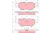 GDB1109 TRW Комплект тормозных колодок, дисковый тормоз