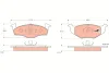 GDB1274 TRW Комплект тормозных колодок, дисковый тормоз