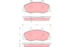 GDB1572 TRW Комплект тормозных колодок, дисковый тормоз