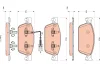 GDB1887 TRW Комплект тормозных колодок, дисковый тормоз