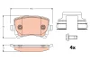 GDB2083 TRW Комплект тормозных колодок, дисковый тормоз