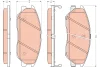 GDB3412 TRW Комплект тормозных колодок, дисковый тормоз