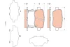 GDB3512 TRW Комплект тормозных колодок, дисковый тормоз