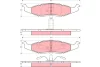 GDB4006 TRW Комплект тормозных колодок, дисковый тормоз