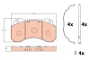 GDB5071 TRW Комплект тормозных колодок, дисковый тормоз