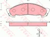 GDB7087 TRW Комплект тормозных колодок, дисковый тормоз