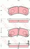 GDB7176 TRW Комплект тормозных колодок, дисковый тормоз