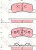 GDB7177 TRW Комплект тормозных колодок, дисковый тормоз