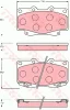 GDB7222 TRW Комплект тормозных колодок, дисковый тормоз
