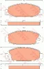 GDB7589 TRW Комплект тормозных колодок, дисковый тормоз
