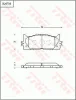 GDB7713 TRW Комплект тормозных колодок, дисковый тормоз