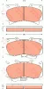 GDB7724 TRW Комплект тормозных колодок, дисковый тормоз