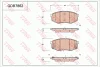 GDB7862 TRW Комплект тормозных колодок, дисковый тормоз