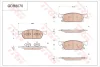 GDB8070 TRW Комплект тормозных колодок, дисковый тормоз