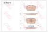 GDB8076 TRW Комплект тормозных колодок, дисковый тормоз