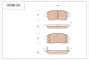 GDB8103 TRW Комплект тормозных колодок, дисковый тормоз