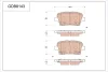 GDB8143 TRW Комплект тормозных колодок, дисковый тормоз