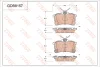 GDB8157 TRW Комплект тормозных колодок, дисковый тормоз