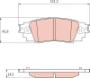 GDB8968DT TRW Комплект тормозных колодок, дисковый тормоз