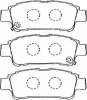 A2N069 AISIN Комплект тормозных колодок, дисковый тормоз