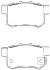 ASN-182 AISIN Комплект тормозных колодок, дисковый тормоз