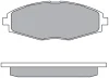 ASN-2046 AISIN Комплект тормозных колодок, дисковый тормоз