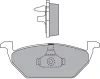 ASN-2130 AISIN Комплект тормозных колодок, дисковый тормоз