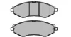 ASN-2232 AISIN Комплект тормозных колодок, дисковый тормоз